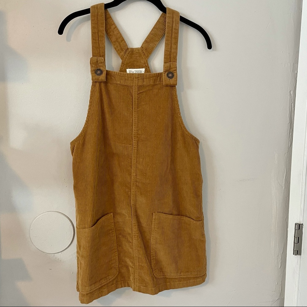 Sky and sparrow. Corduroy dress. Tilly’s brand